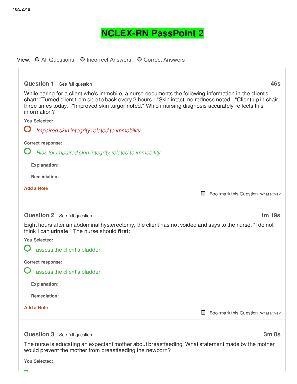 Preview image of NCLEX-RN PassPoint 2 document